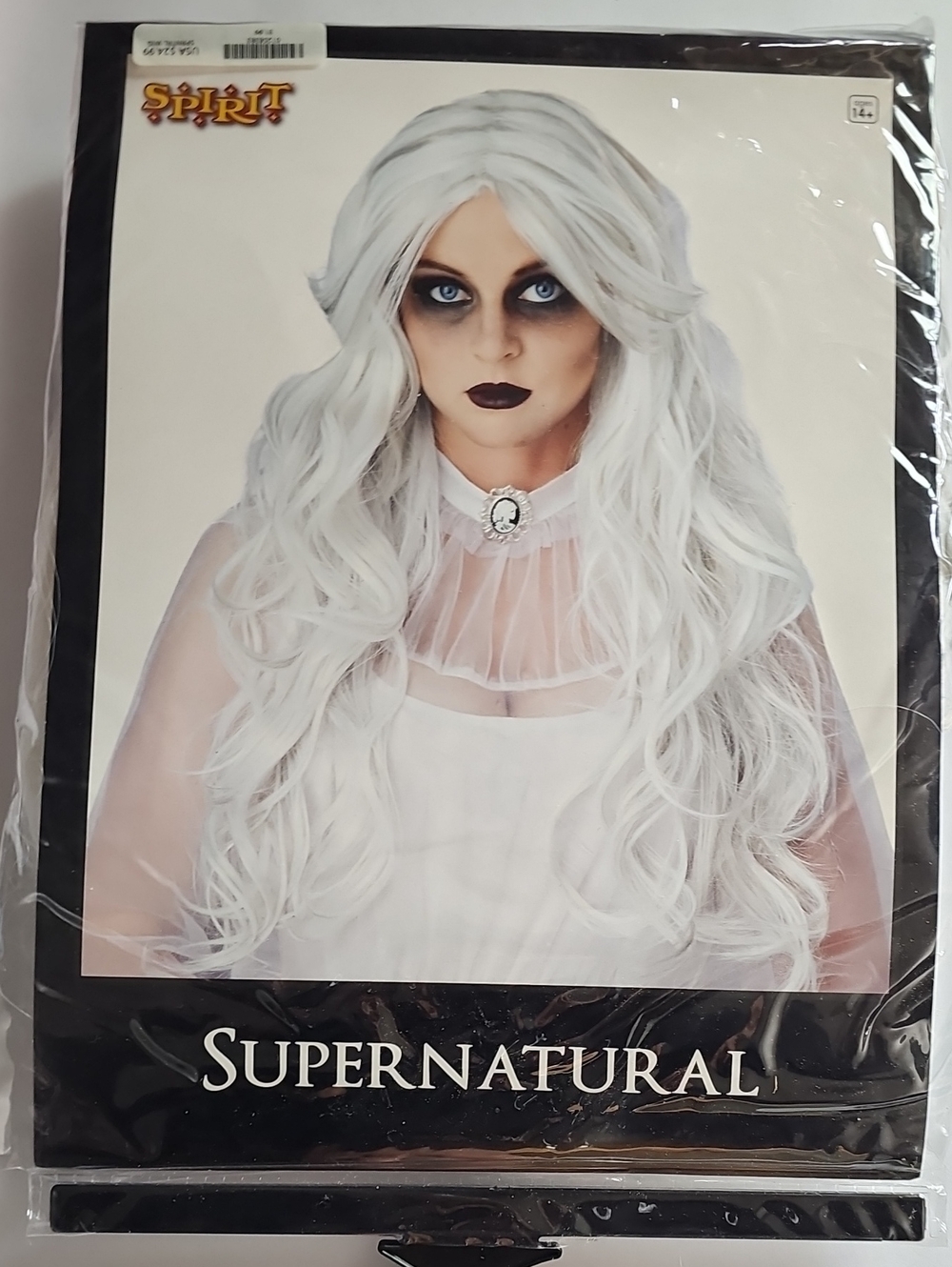 Spirit Long White Wavy Supernatural Costume Wig